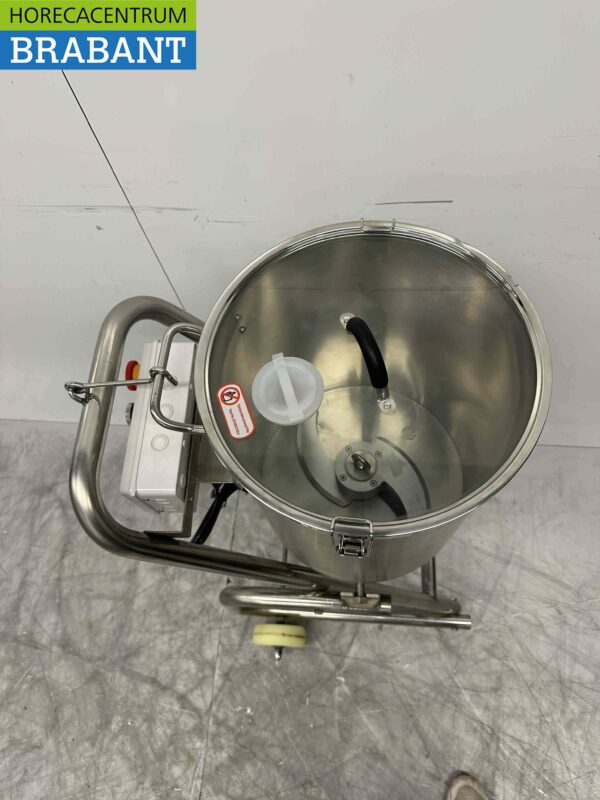 Cutter en acier inoxydable / Robot ménager / Coupe-légumes 30 litres 230V Horeca – Image 3