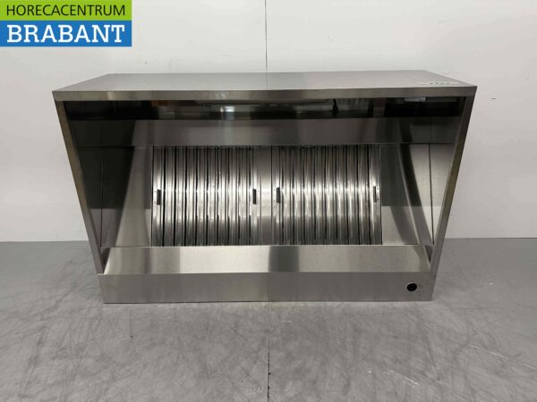 Hotte aspirante en acier inoxydable Premium-line Moteur 1500 kuub Box Box model 150 cm 230V Horeca