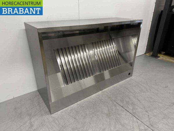 Hotte aspirante en acier inoxydable Premium-line Moteur 1500 kuub Box Box model 150 cm 230V Horeca – Image 2