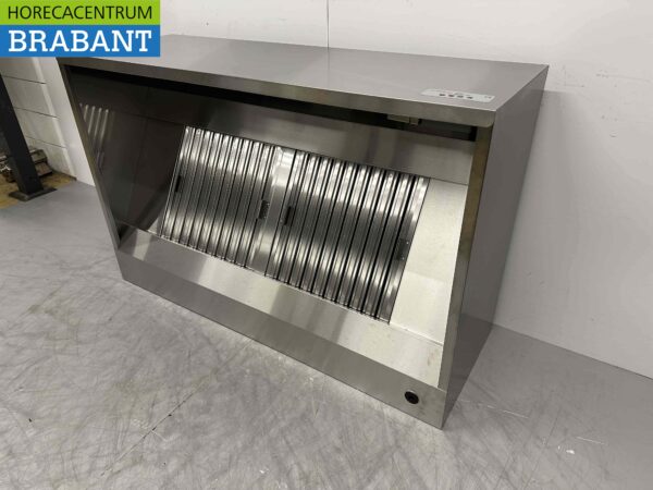 Hotte aspirante en acier inoxydable Premium-line Moteur 1500 kuub Box Box model 150 cm 230V Horeca – Image 3