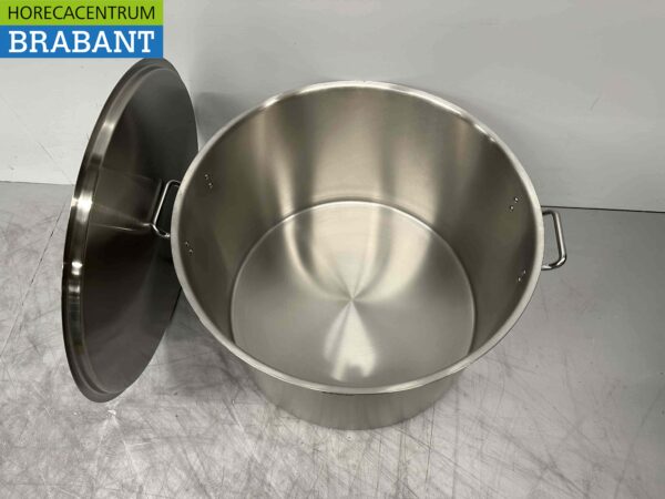 Acier inoxydable Soup Pan Cooking Pan Induction 60 x 40 cm 113 litres Horeca – Image 4