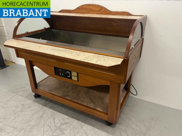 Mobile Scaiola Hot Buffet Buffet chauffé Bain marie 4 x 1/1 GN 230V Horeca – Image 2