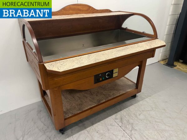 Mobile Scaiola Hot Buffet Buffet chauffé Bain marie 4 x 1/1 GN 230V Horeca – Image 3