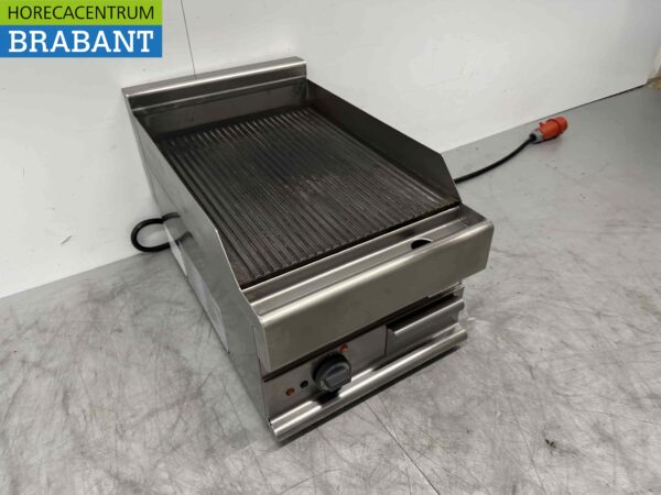 Acier inoxydable Planche à griller modulaire Planche à griller Plancha nervurée 40 cm 400V Horeca – Image 3