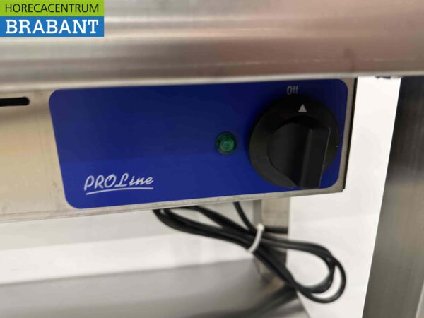 Acier inoxydable Double pont chauffant Etagère chauffante Premium-line 120 cm Horeca – Image 4