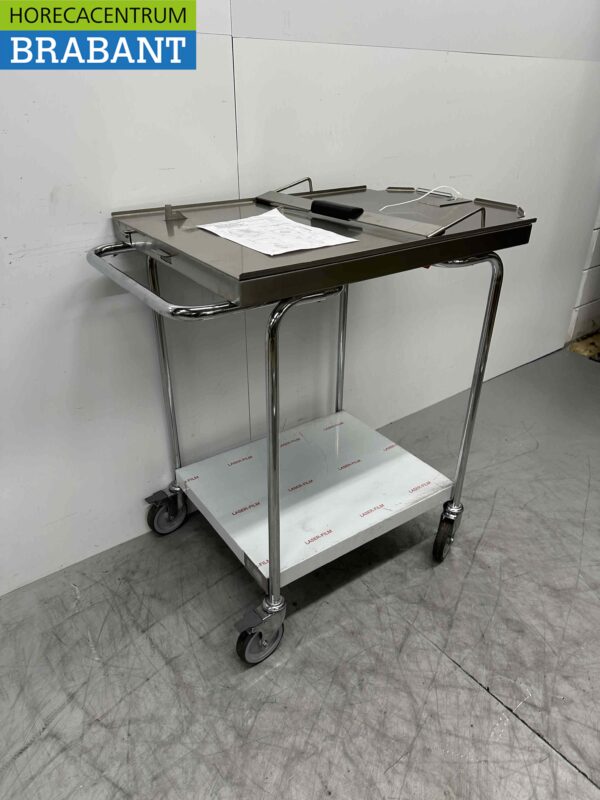 Four à vapeur en acier inoxydable chariot drive-in 58 cm Horeca – Image 3