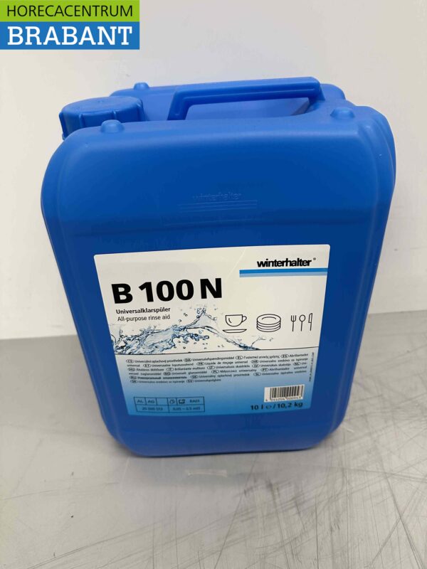 Winterhalter B 100 N 10 litres Produit de rinçage universel pour lave-vaisselle et lave-verres Horeca