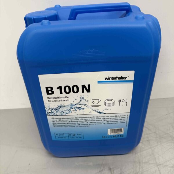 Winterhalter B 100 N 10 litres Produit de rinçage universel pour lave-vaisselle et lave-verres Horeca