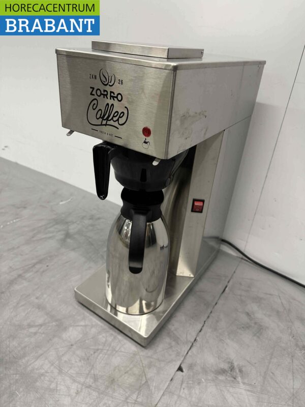 Acier inoxydable Zorro ZKM26 Machine à café Machine à café avec thermos 230V Horeca – Image 2