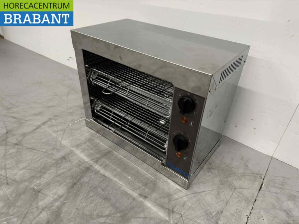 Grille-pain en acier inoxydable Saro Busso T2 Salamander Quartzgrill 44 cm 230V Horeca – Image 2