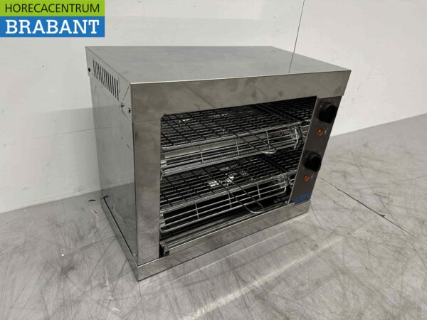 Grille-pain en acier inoxydable Saro Busso T2 Salamander Quartzgrill 44 cm 230V Horeca – Image 3