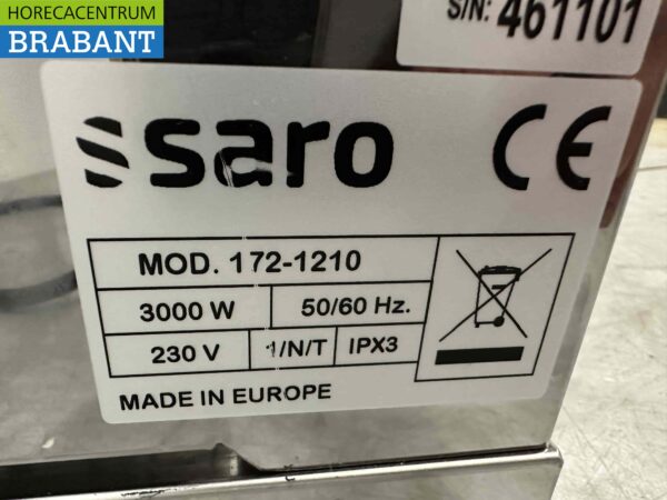 Grille-pain en acier inoxydable Saro Busso T2 Salamander Quartzgrill 44 cm 230V Horeca – Image 4