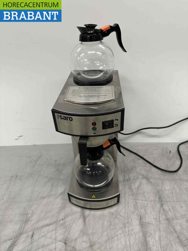 Machine à café Saro MICA K 24 T en acier inoxydable Machine à café avec 2 pichets 230V Horeca