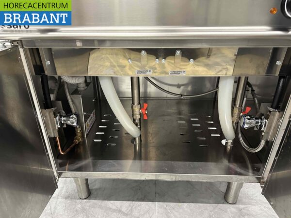 Cuiseur de pâtes Saro en acier inoxydable 2 x 28 litres 400V Horeca – Image 5