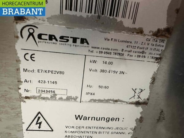 Cuiseur de pâtes Saro en acier inoxydable 2 x 28 litres 400V Horeca – Image 7