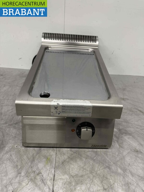 Acier inoxydable Zanussi Griddle Griddle Chrome Mirror Griddle 40 cm 400V Horeca