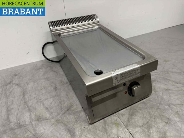 Acier inoxydable Zanussi Griddle Griddle Chrome Mirror Griddle 40 cm 400V Horeca – Image 3