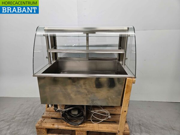 Acier inoxydable NordCap Buffet réfrigéré encastrable Buffet réfrigéré 112,5 cm 230V Horeca