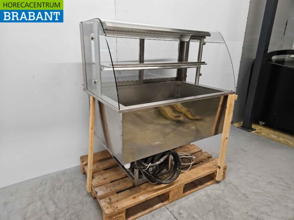 Acier inoxydable NordCap Buffet réfrigéré encastrable Buffet réfrigéré 112,5 cm 230V Horeca – Image 3