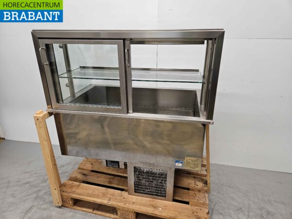 Acier inoxydable NordCap Buffet réfrigéré encastrable Buffet réfrigéré 112,5 cm 230V Horeca – Image 4