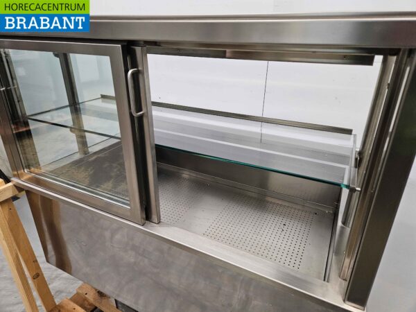 Acier inoxydable NordCap Buffet réfrigéré encastrable Buffet réfrigéré 112,5 cm 230V Horeca – Image 5