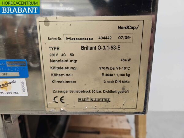 Acier inoxydable NordCap Buffet réfrigéré encastrable Buffet réfrigéré 112,5 cm 230V Horeca – Image 6