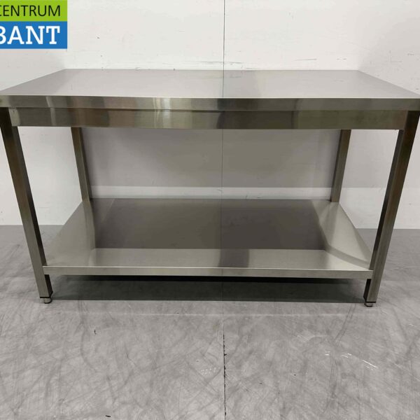 Table de travail HCB en acier inoxydable Basic-line 140 x 70 x 85 cm Horeca
