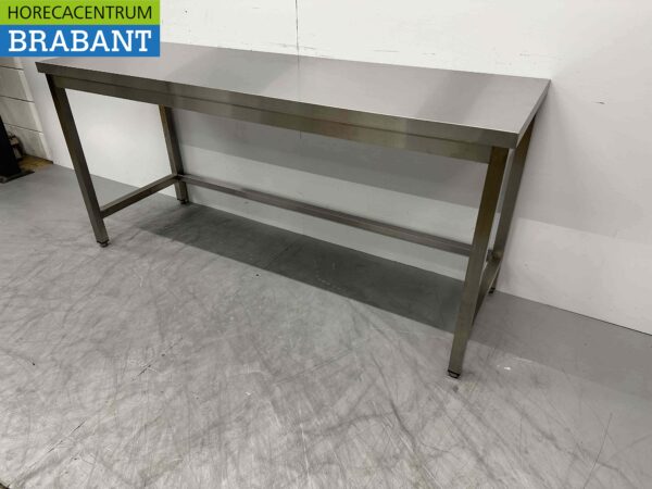 Table de travail en acier inoxydable Premium-line 180 x 60 x 85 cm Restauration – Image 3
