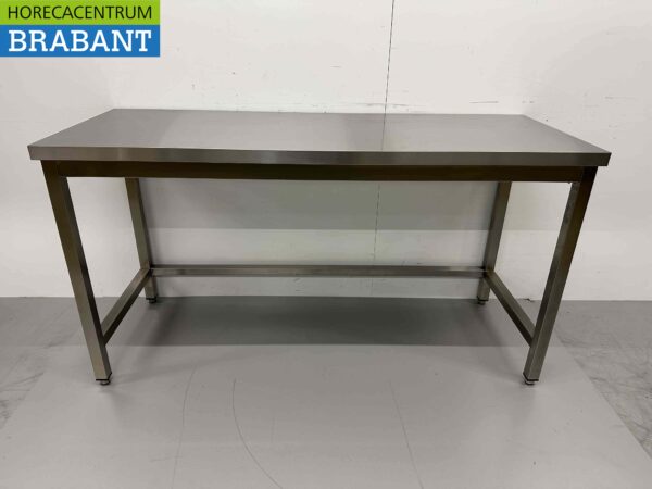 Table de travail en acier inoxydable Premium-line 160 x 60 x 85 cm Restauration