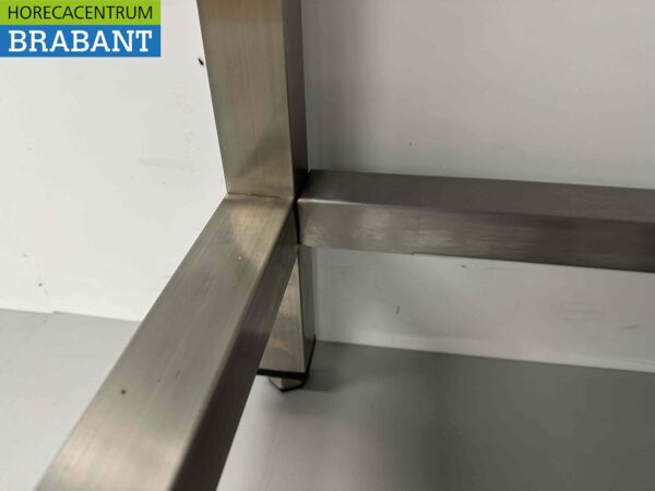 Table de travail en acier inoxydable Premium-line 160 x 60 x 85 cm Restauration – Image 5