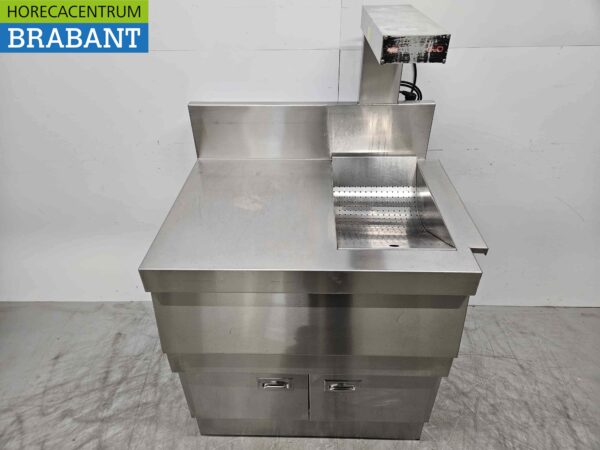 Acier inoxydable Hatco Mobile Chips warmer 93 cm 230V Horeca – Image 4