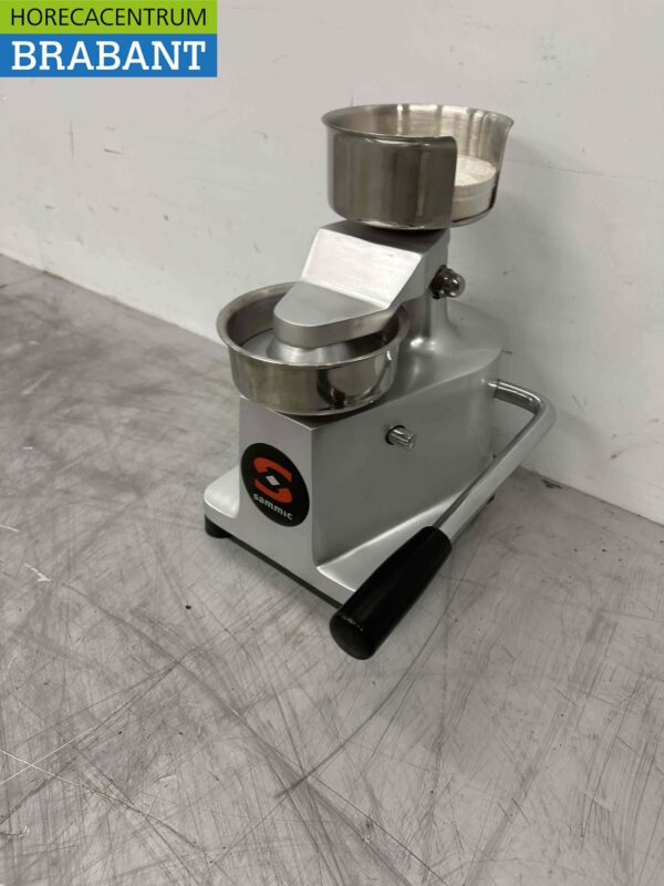 Presse à hamburger Sammic en acier inoxydable Machine à former les hamburgers 100 mm Boucherie Traiteur – Image 2