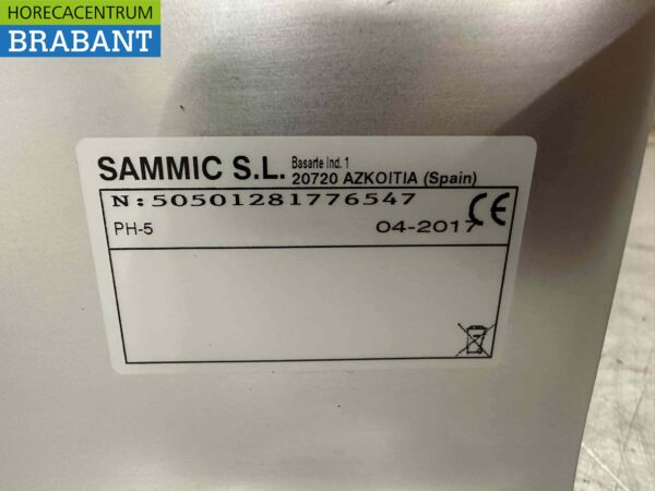 Presse à hamburger Sammic en acier inoxydable Machine à former les hamburgers 100 mm Boucherie Traiteur – Image 5