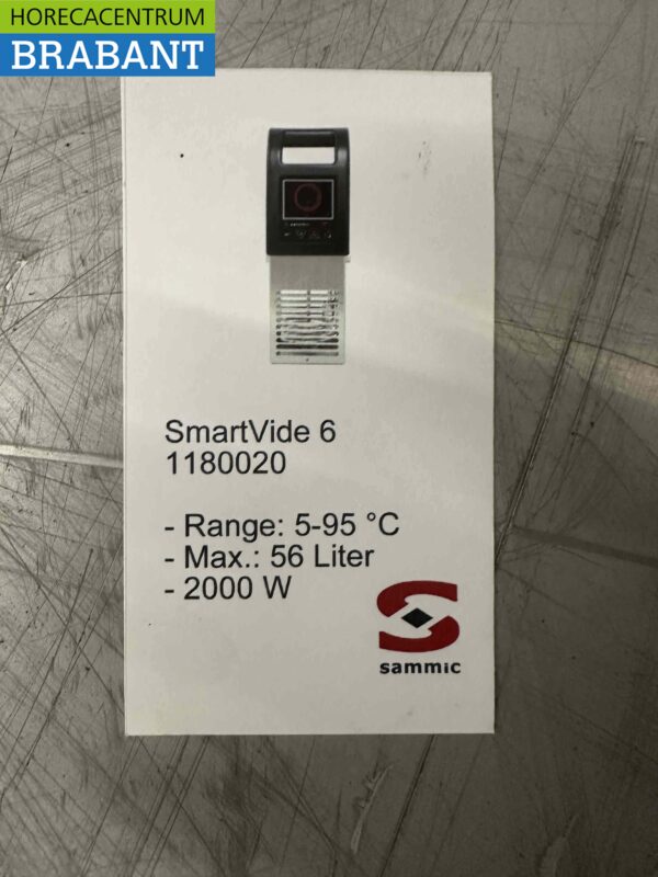 Cuiseur sous-vide Sammic Smartvide 6 en acier inoxydable Max. 56 ltr 230V Horeca – Image 5