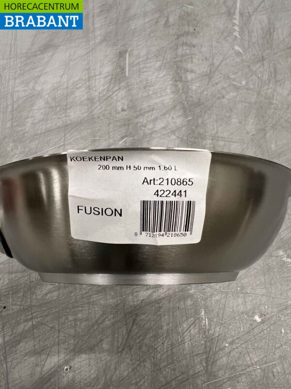 Poêle à frire Fusion Professional en acier inoxydable 200 mm Restauration – Image 3