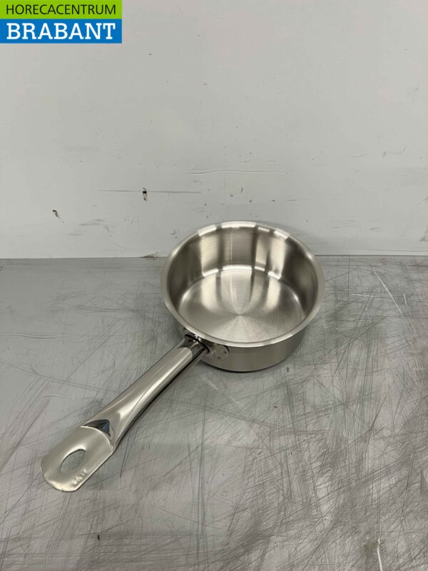 Acier inoxydable Fusion Professional Stewpan Poêle de cuisson 18 x 36,5 cm 1,4 litres Restauration – Image 2