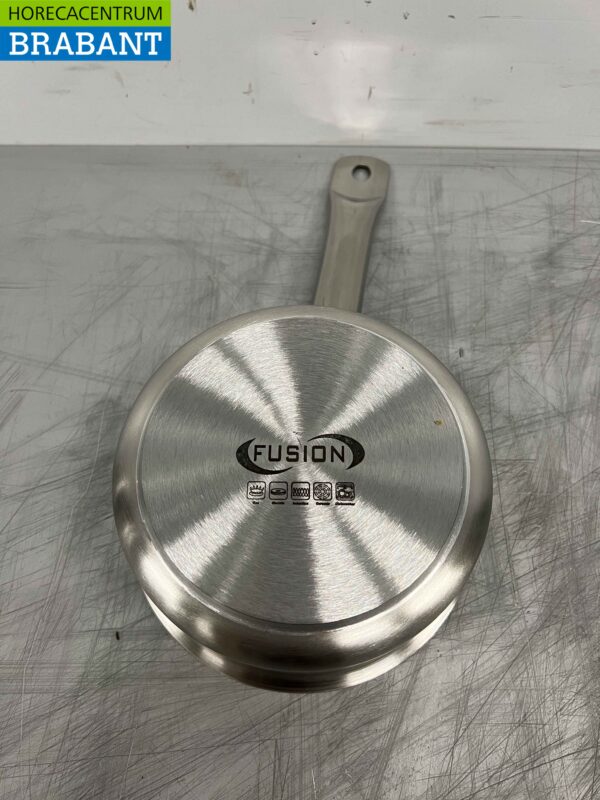 Acier inoxydable Fusion Professional Stewpan Poêle de cuisson 18 x 36,5 cm 1,4 litres Restauration – Image 4