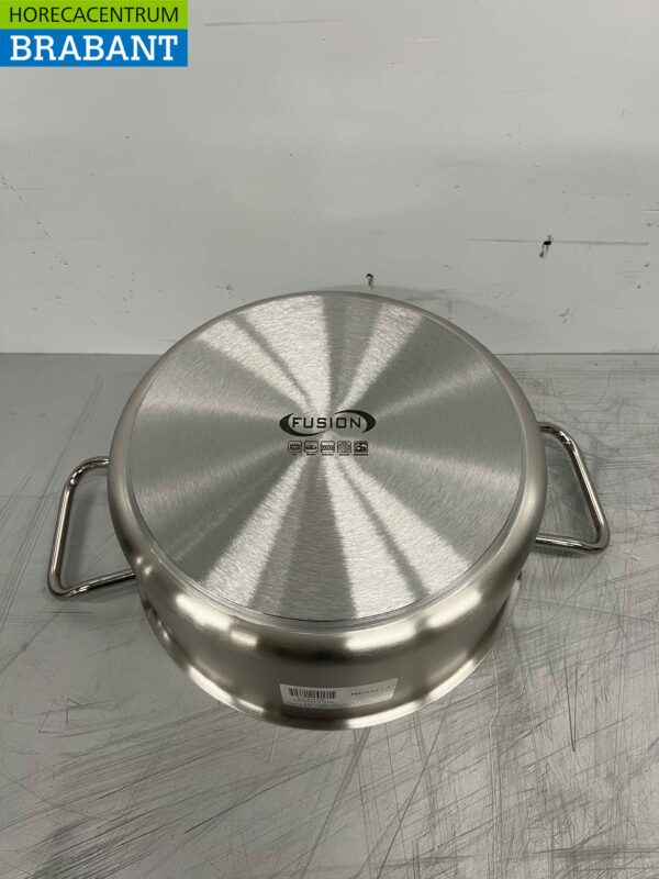 Acier inoxydable Fusion Professional Soup Pan Cooking Pan 35.5 x 26 cm 4.7 litres Horeca – Image 4