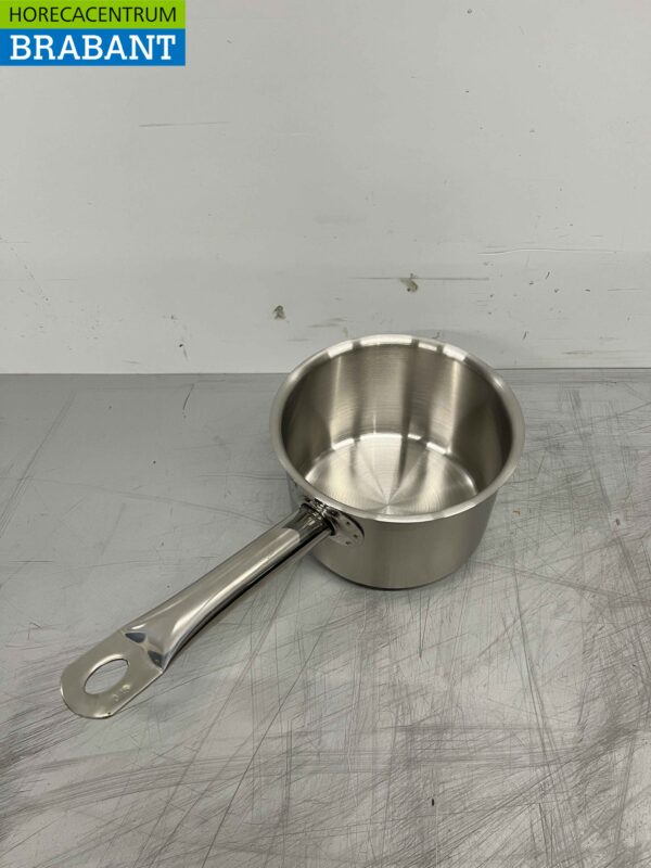 Acier inoxydable Fusion Professional Stewpan Poêle de cuisson 18 x 35,5 cm 2,2 litres Restauration – Image 2