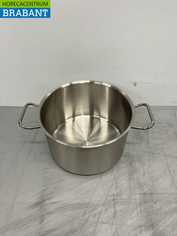 Acier inoxydable Fusion Professional Soup Pan Cooking Pan 36 x 26 cm 7 litres Catering – Image 2