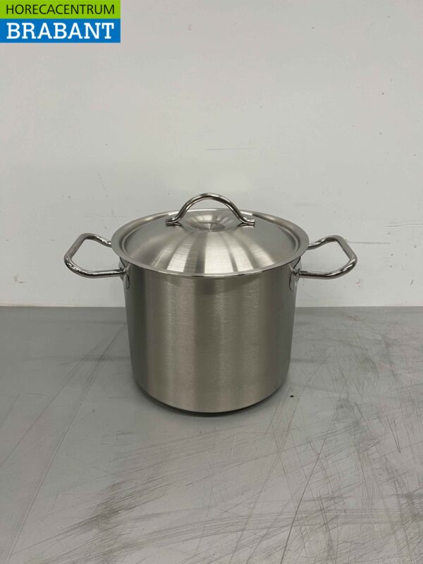 Acier inoxydable Fusion Professional Soup Pan Cooking Pan 34.5 x 22 cm 5.3 litres Catering