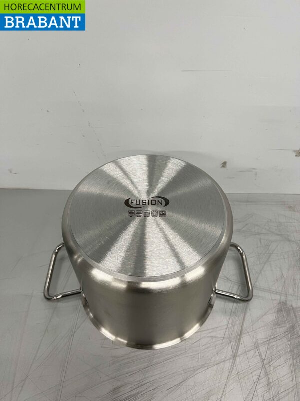 Acier inoxydable Fusion Professional Soup Pan Cooking Pan 34.5 x 22 cm 5.3 litres Catering – Image 4