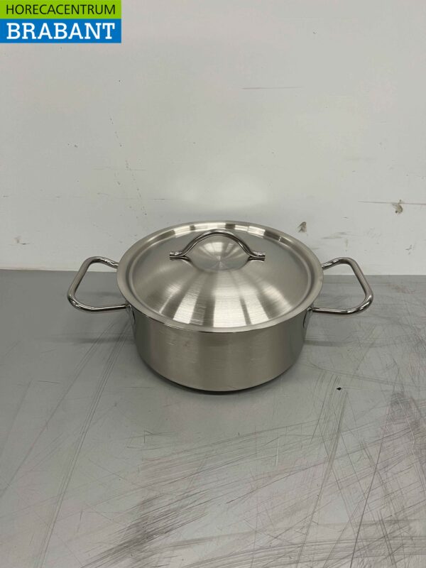 Acier inoxydable Fusion Professional Soup Pan Cooking Pan 32 x 22 cm 3 litres Catering