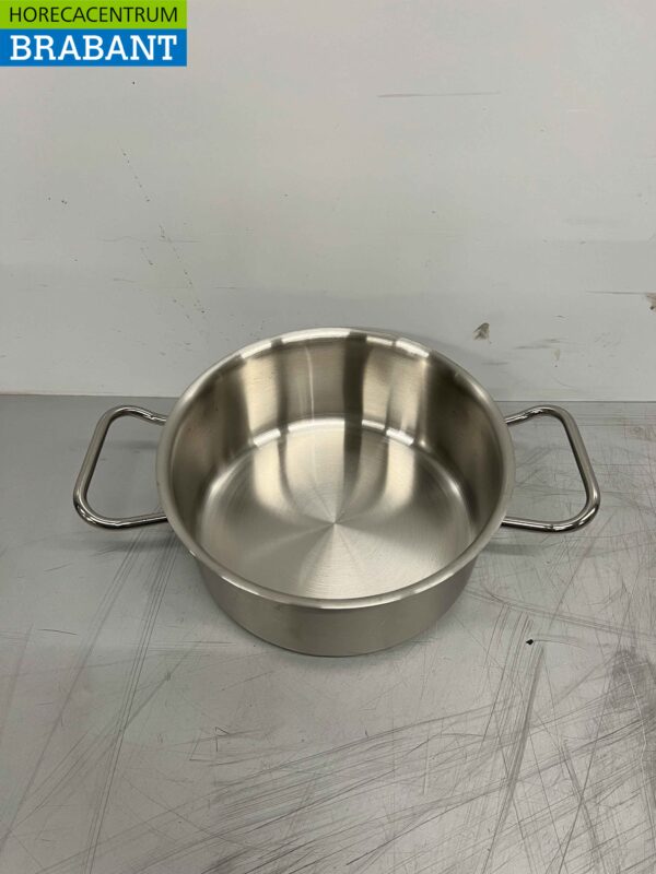 Acier inoxydable Fusion Professional Soup Pan Cooking Pan 32 x 22 cm 3 litres Catering – Image 2