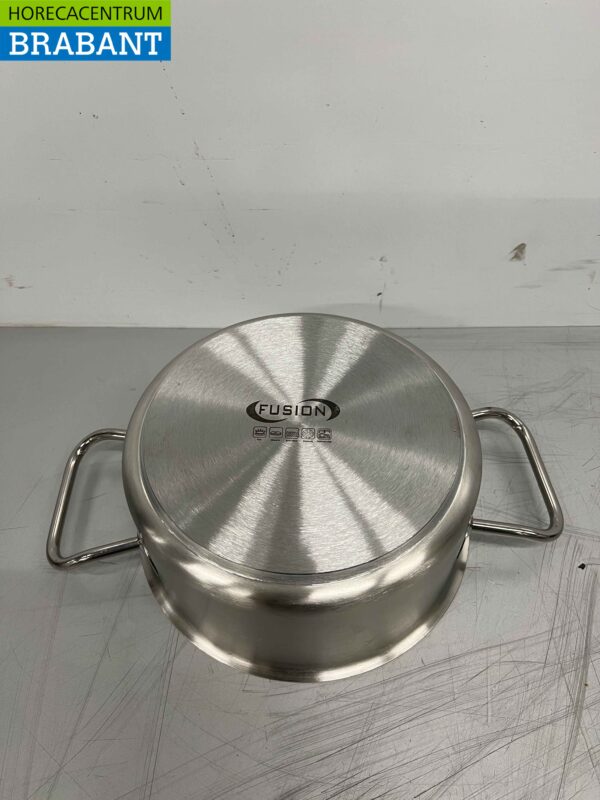 Acier inoxydable Fusion Professional Soup Pan Cooking Pan 32 x 22 cm 3 litres Catering – Image 4