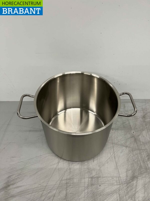 Acier inoxydable Fusion Professional Soup Pan Cooking Pan 36.5 x 26 cm 8.8 litres Horeca – Image 2