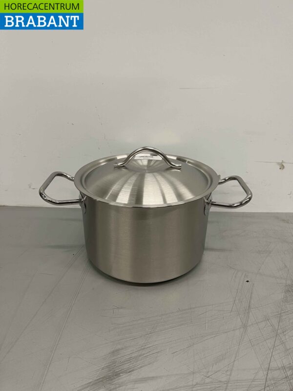 Acier inoxydable Fusion Professional Soup Pan Cooking Pan 31.5 x 22 cm 4.1 litres Catering