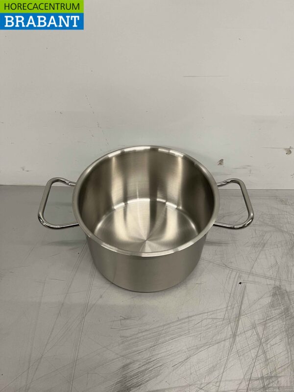 Acier inoxydable Fusion Professional Soup Pan Cooking Pan 31.5 x 22 cm 4.1 litres Catering – Image 2