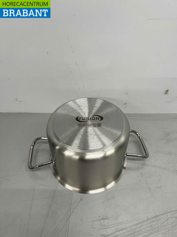 Acier inoxydable Fusion Professional Soup Pan Cooking Pan 26.5 x 18 cm 2 litres Catering – Image 4