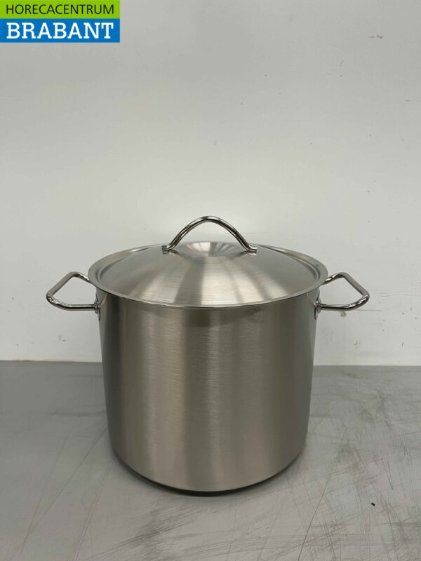 Acier inoxydable Fusion Professional Soup Pan Cooking Pan 39.5 x 30 cm 14.2 litres Catering